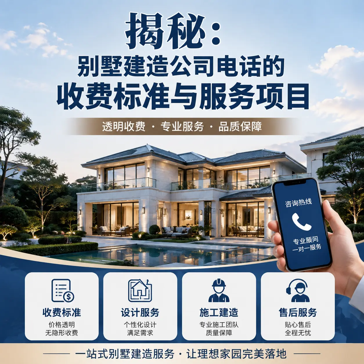 揭秘:威宁别墅建造公司电话的收费标准与服务项目