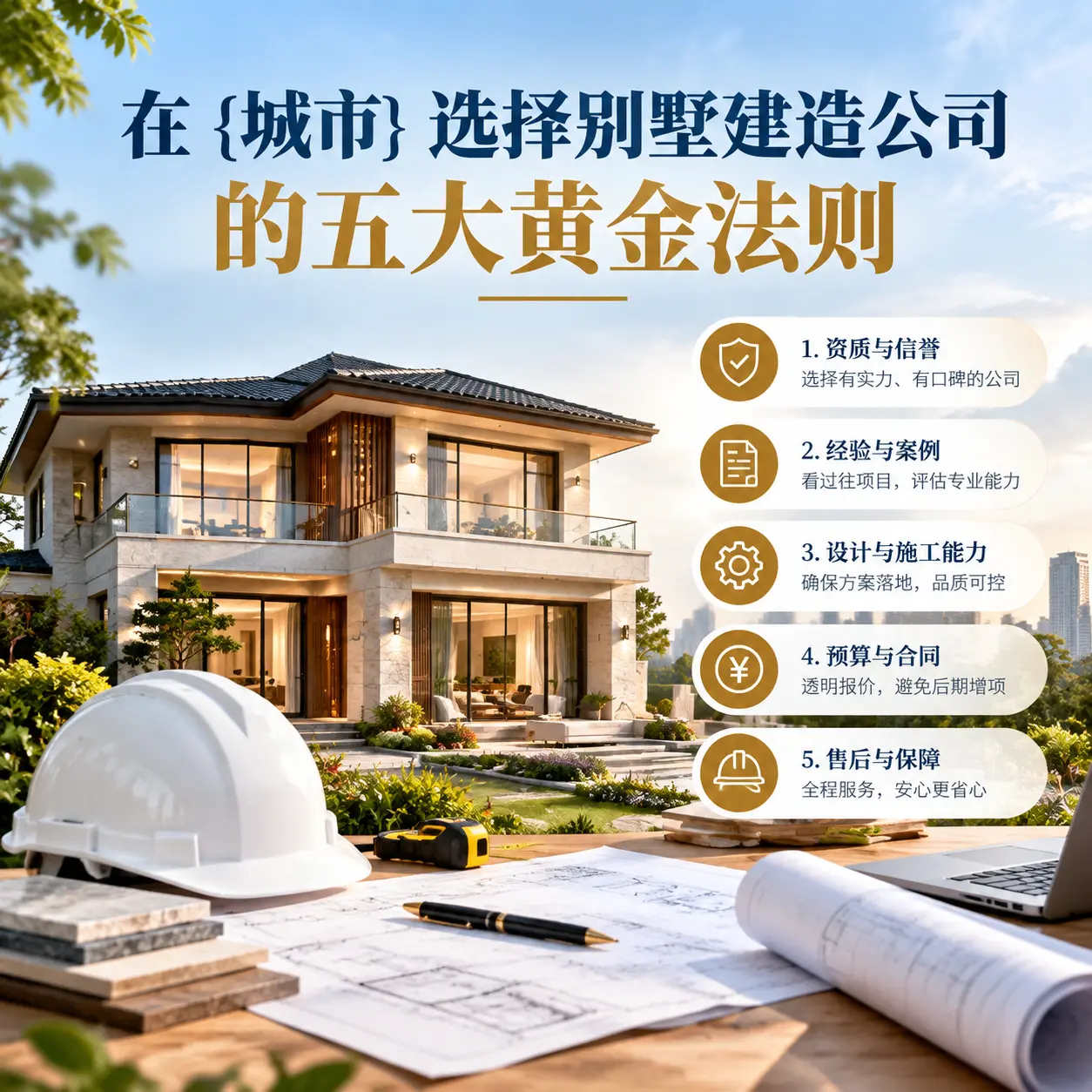 在 威宁 选择别墅建造公司的五大黄金法则