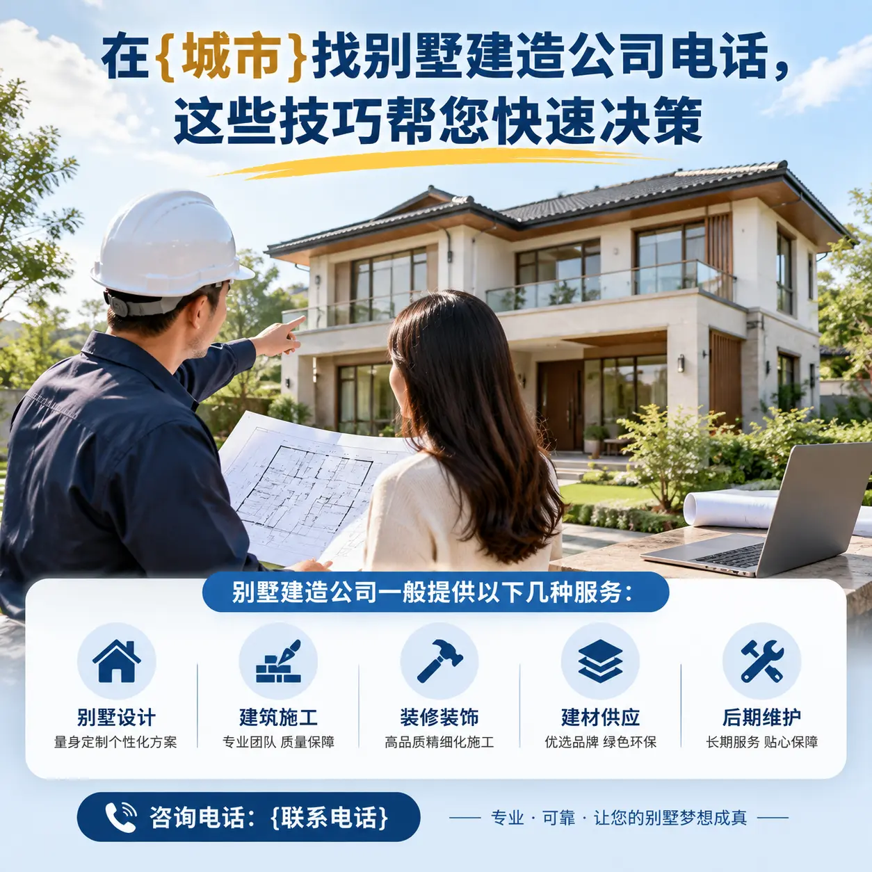 在威宁找别墅建造公司电话,这些技巧帮您快速决策
