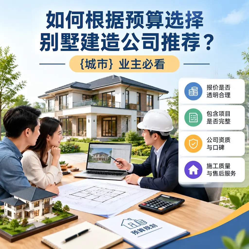 如何根据预算选择别墅建造公司推荐？ 威宁 业主必看